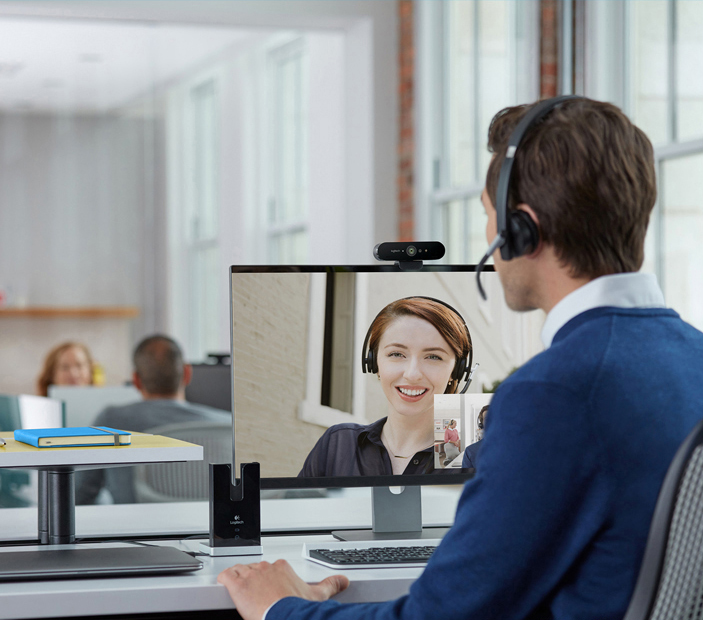 BRIO von Logitech – das Videokonferenzsystem für Home Office und Schreibtisch